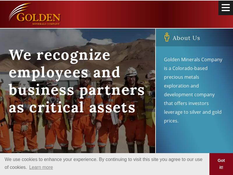 Golden Minerals Company Gains 49.61%