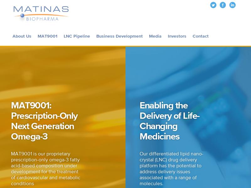 Matinas BioPharma Holdings, Inc. Gains 22.15%