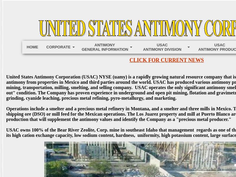 A Win For United States Antimony Corporation