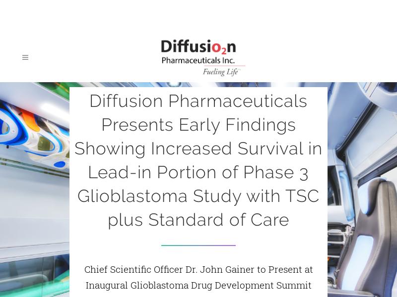 Diffusion Pharmaceuticals Inc. Skyrocketed