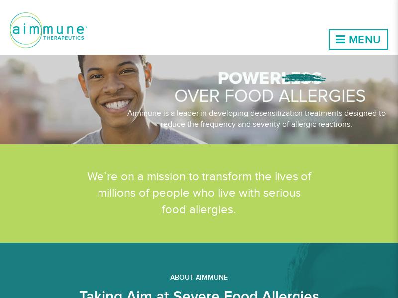 Big Gain For Aimmune Therapeutics, Inc.