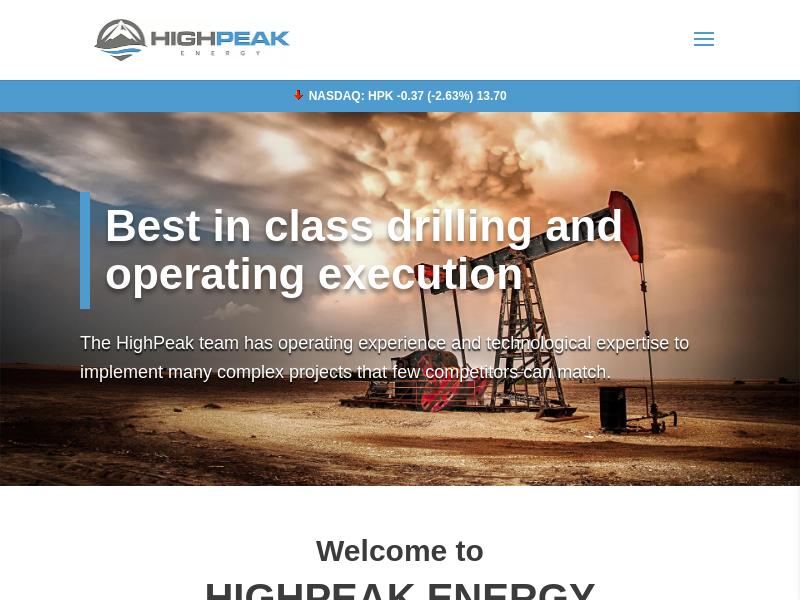 HighPeak Energy Inc. Made Big Gain